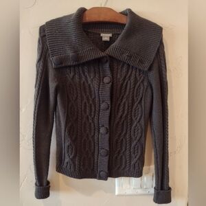 Ann Taylor Cable Knit Cardigan